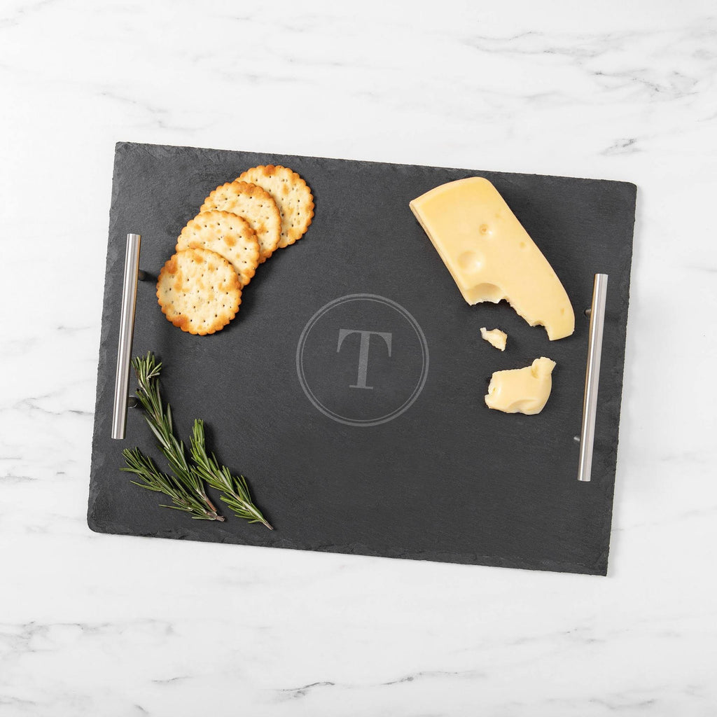 Personalized Tray with Metal Handles A444695