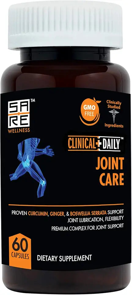Joint Support Supplement with Ginger Turmeric MSM 60 Capsules C287231