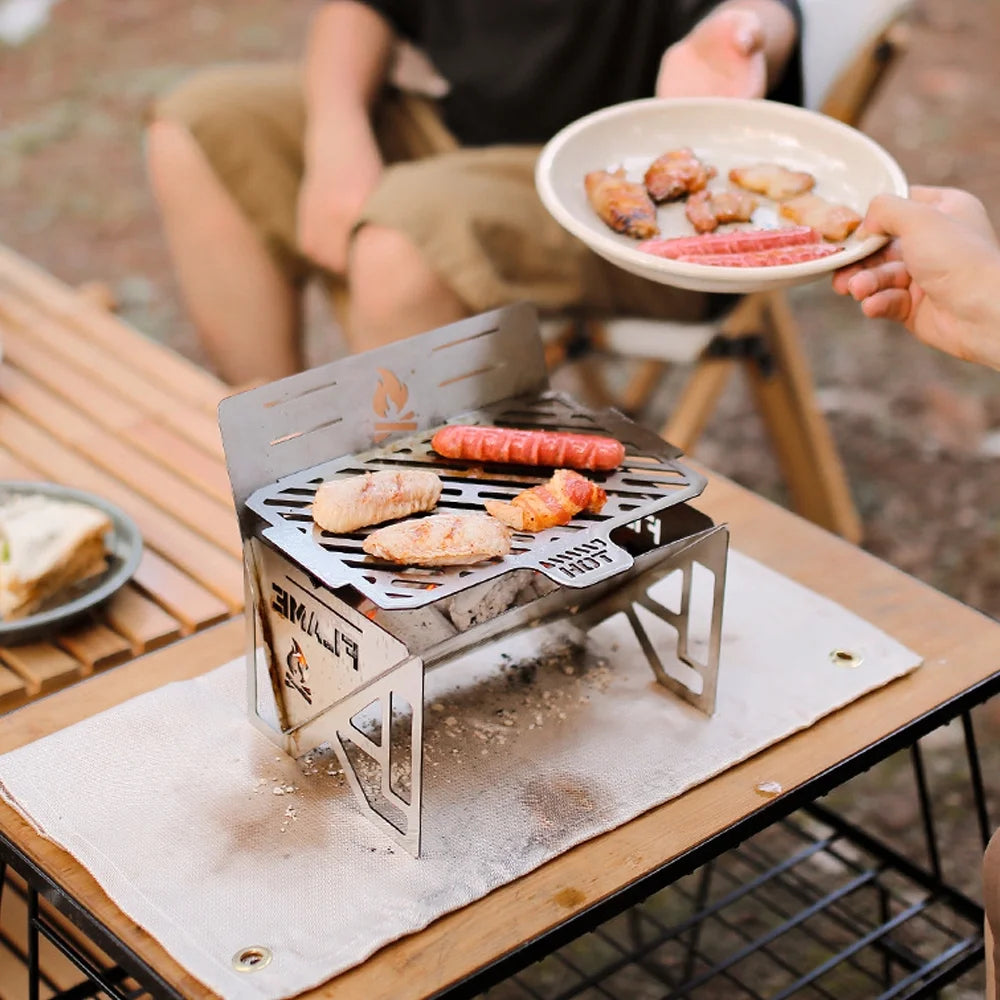 Portable Stainless Steel Camping Stove F8605