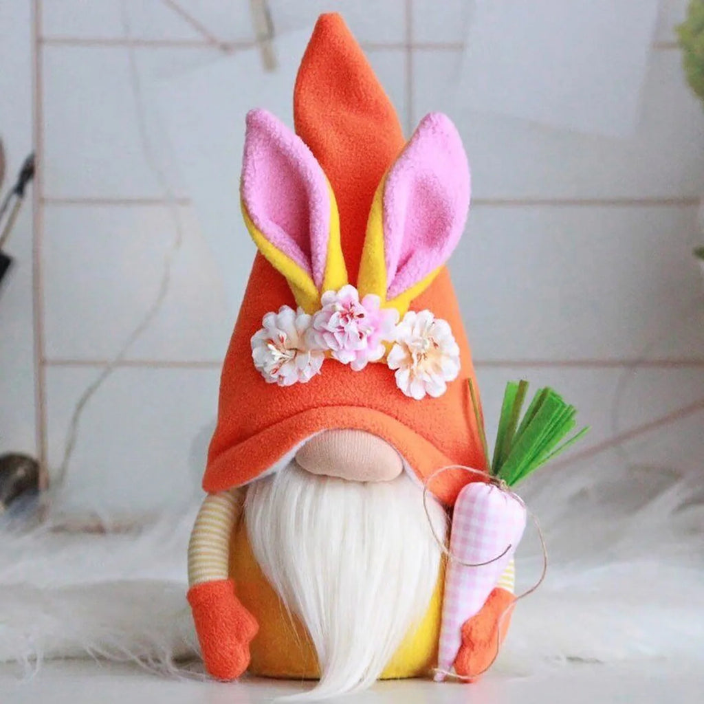 Easter Gnomes Plush Bunny Stuffed Doll Ornaments N988