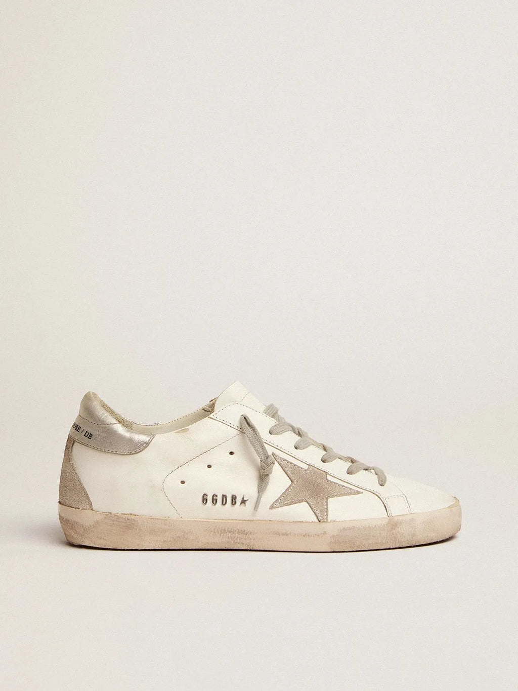 Super-Star sneakers with silver heel tab and metal stud lettering I67403