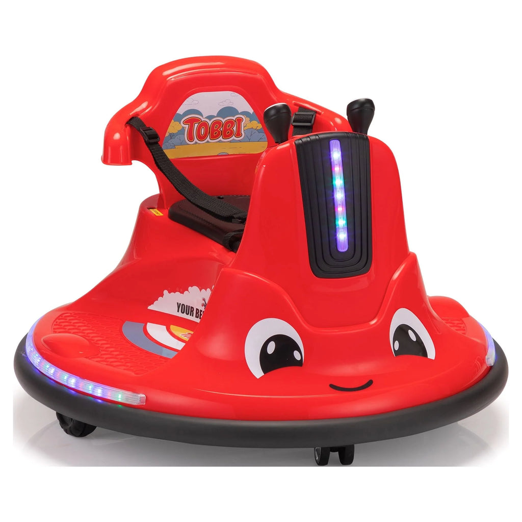 12V Kids Bumper Car with Remote Control LED Lights K445583