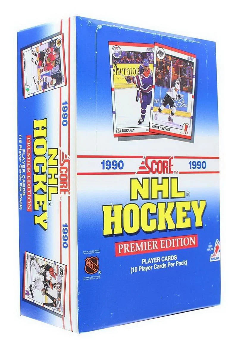 NHL 1990 Hockey Trading Card Box 36 Packs E6634