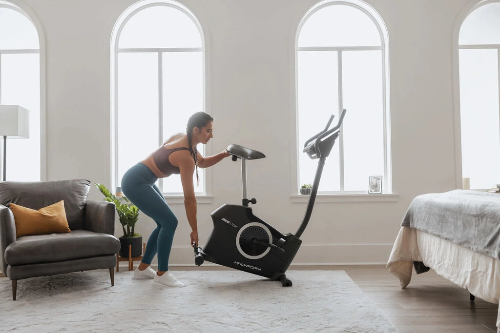 Recumbent Exercise Bike with Display and Tablet Holder Y1636