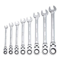 8-Piece SAE Ratcheting Combination Wrench G690376