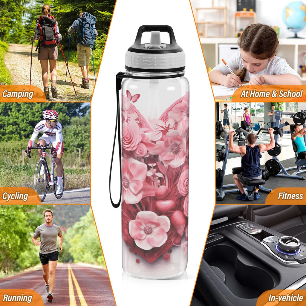32oz Leakproof Tritan Water Bottle with Straw G99700