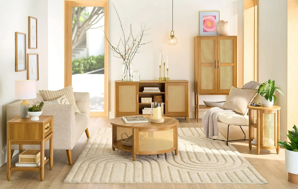 Side Table, Light Honey Finish K768