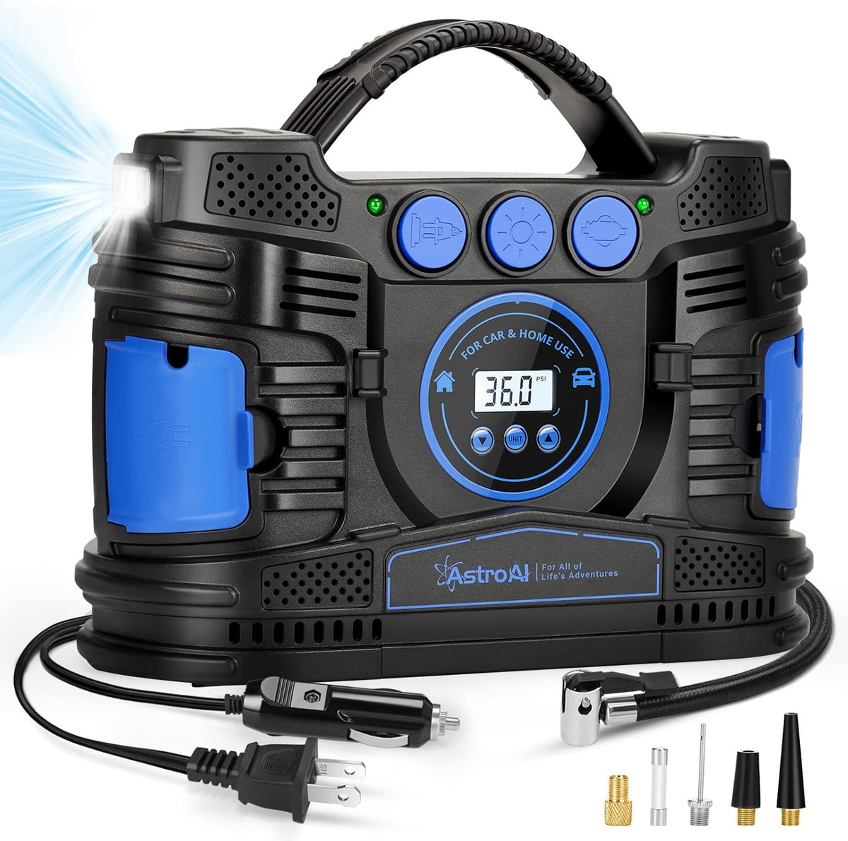 Portable DC/AC Air Compressor Tire Inflator 120PSI M901