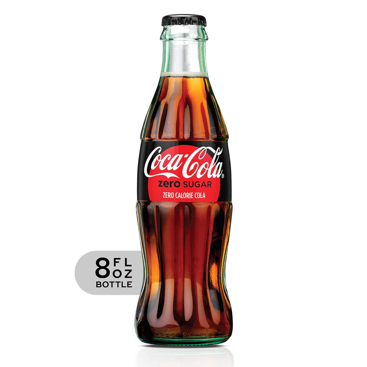 8 fl oz 6 Pack Glass Bottles N60405