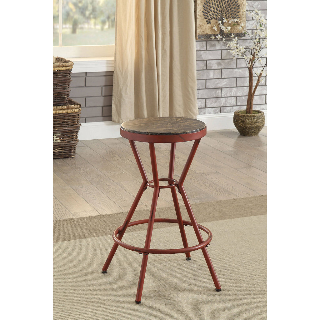 Black Industrial Vintage Bar Stool A80425