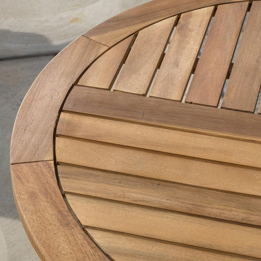 Acacia Wood 3 Pcs Bistro Set O523