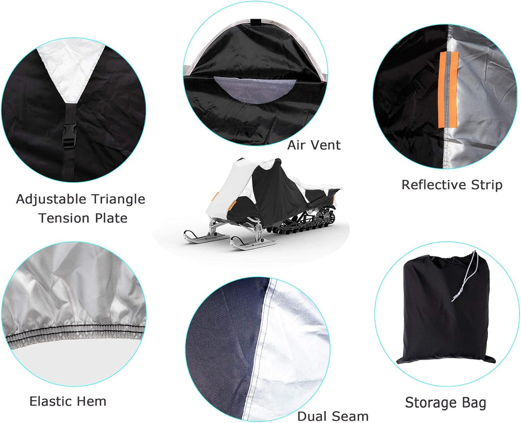 Waterproof X-Large Snowmobile Cover R1044