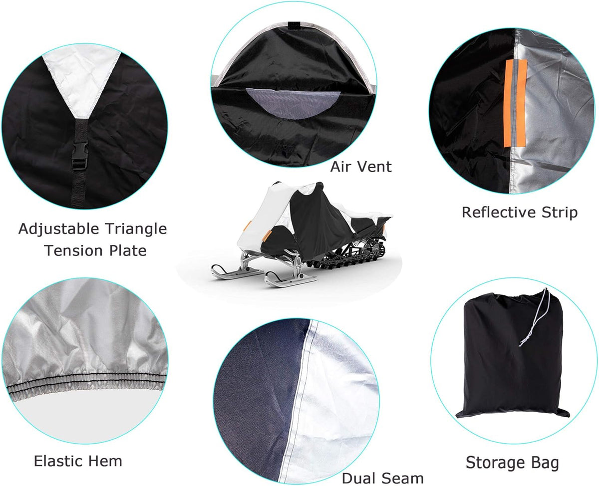Waterproof X-Large Snowmobile Cover R1044