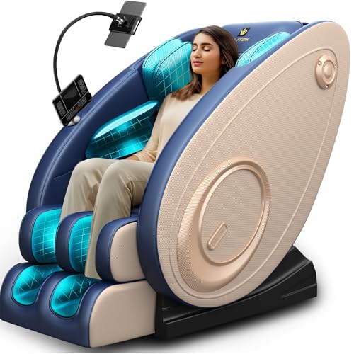 Black Zero Gravity Massage Chair Recliner with Heating Q97647