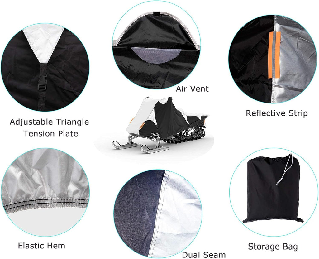 Waterproof X-Large Snowmobile Cover R1044