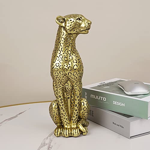 Gold Cheetah Figurine Z120