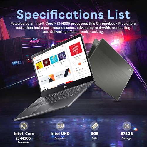 15.6" HD Display Intel Celeron N4020 4GB RAM 64GB eMMC Chromebook D21544