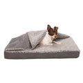 Berber & Suede Blanket Top Dog Bed C18951
