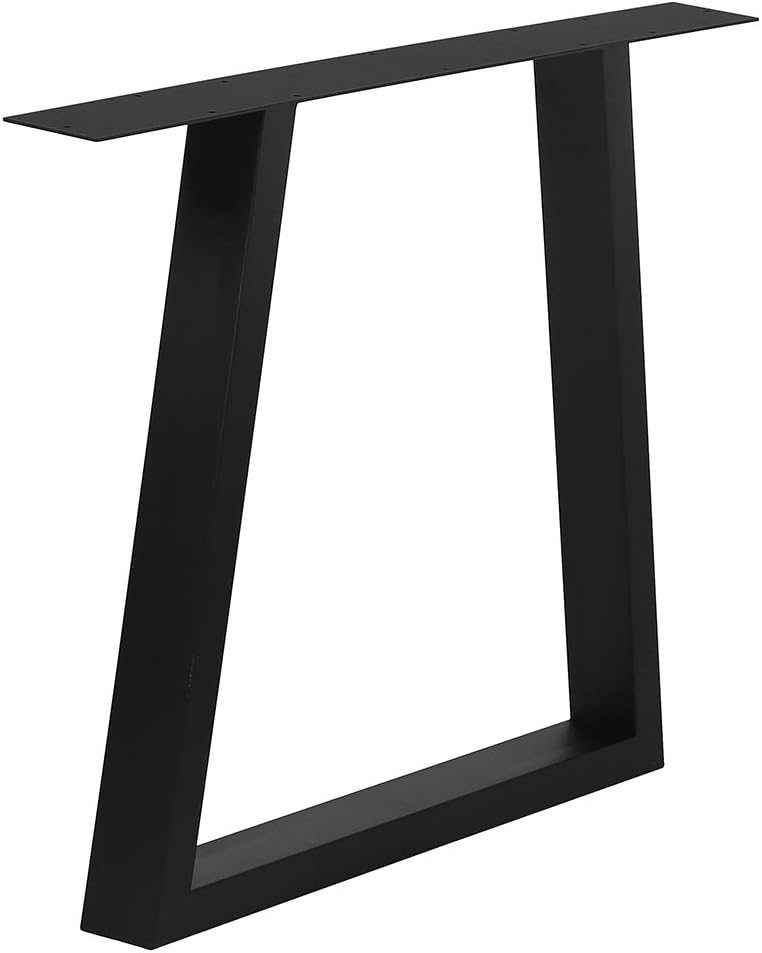Black Cast Iron Table Legs 2 PCS B76343