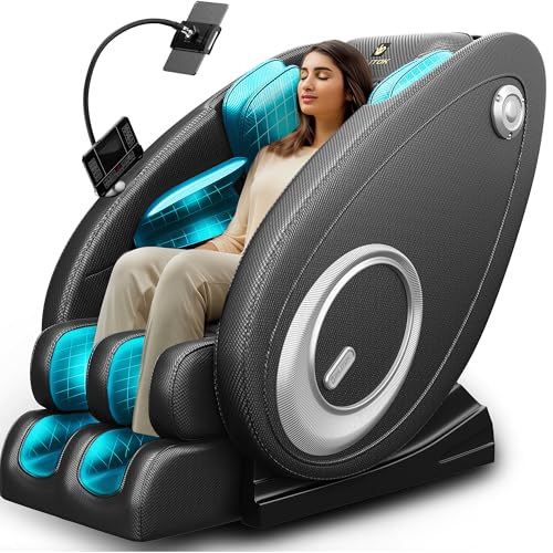 Black Zero Gravity Massage Chair Recliner with Heating Q97647