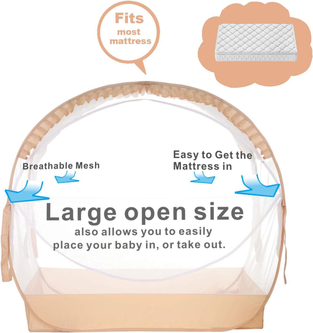 Baby Crib Pop up Tent Mesh Cover R94347