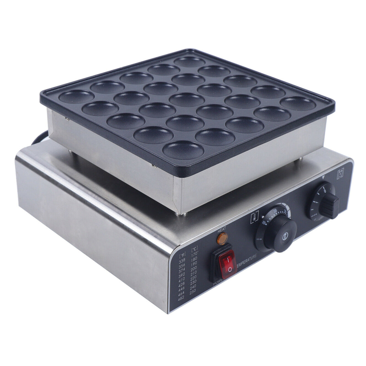 800W Commercial Nonstick Waffle Maker Q9945