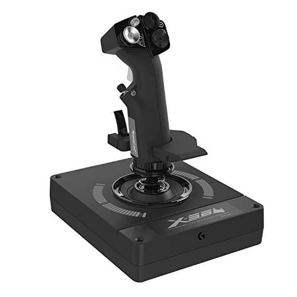 Black Throttle and Joystick Flight Simulator Game Controller B6263