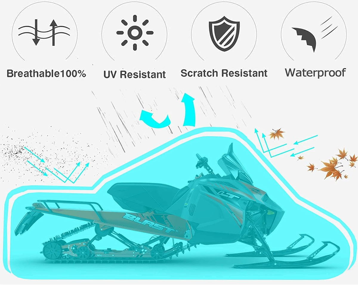 Waterproof X-Large Snowmobile Cover R1044