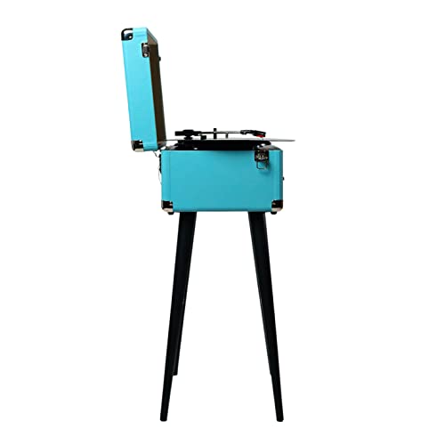 Turquoise 5-in-1 Turntable Music Center with Record Player C681481