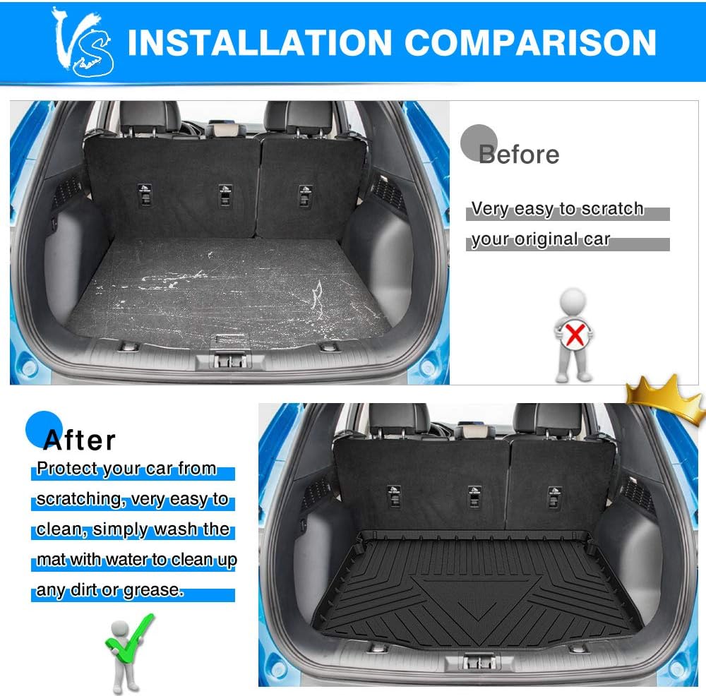 Custom Fit Anti-Slip Cargo Liner Trunk Floor Mat Y281303