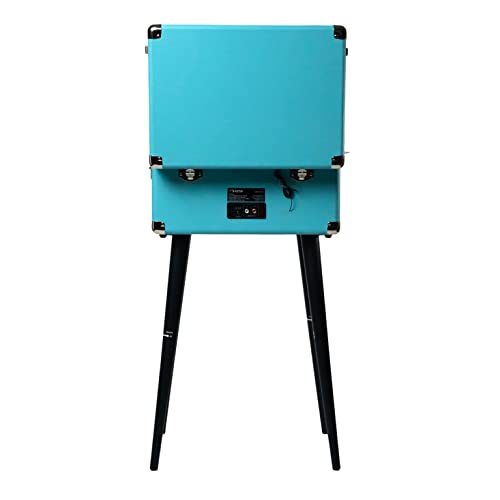 Turquoise 5-in-1 Turntable Music Center with Record Player C681481