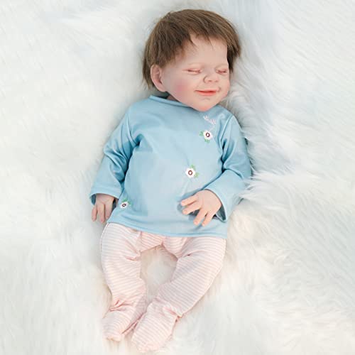 18 Inches Soft Vinyl Silicone Reborn Baby Doll B6450