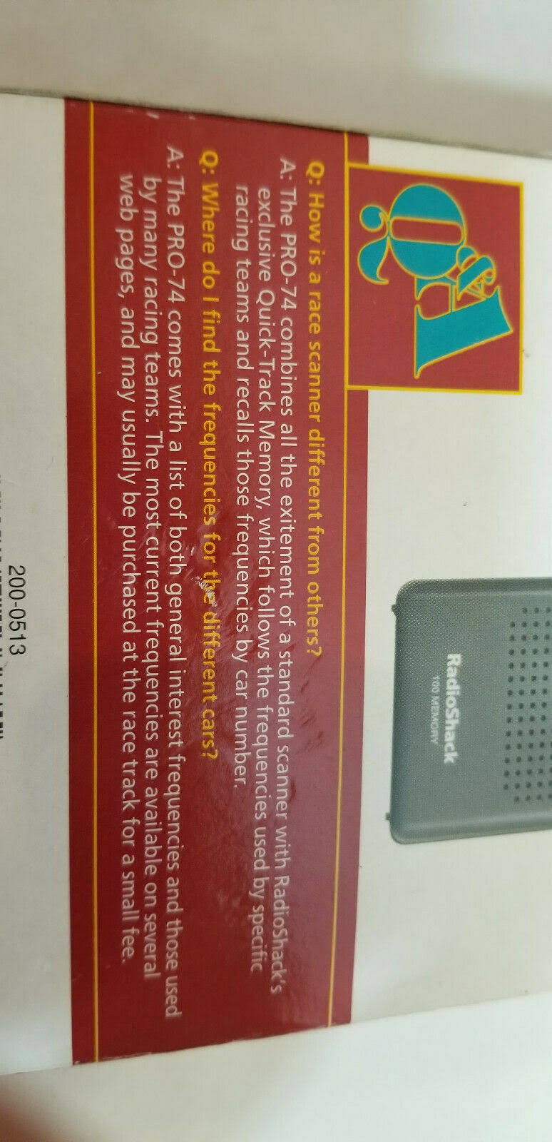 100 Channel VHF/UHF/Air/800 MHz Scanner A8349