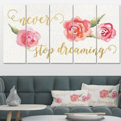 Gold Graphic Art Multi-Piece Image on Canvas L641218