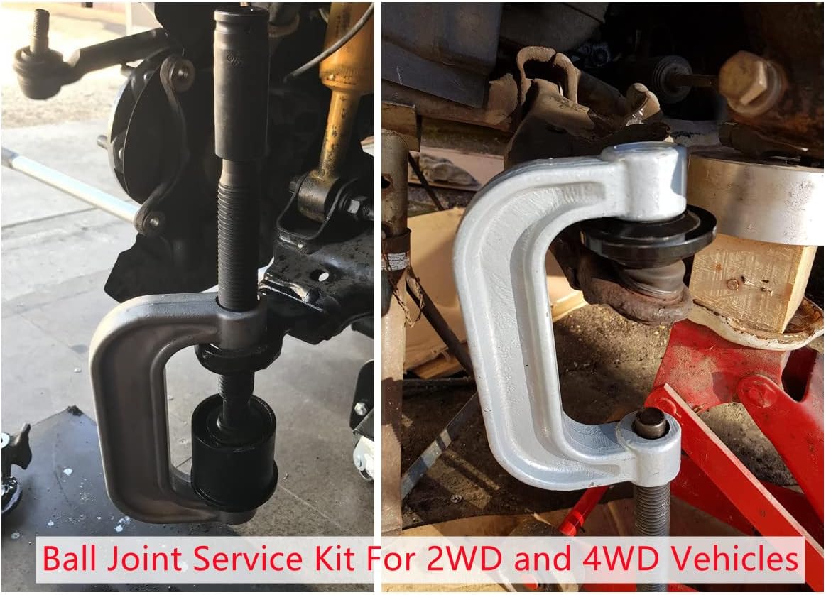 Heavy Duty Ball Joint Press & U Joint Removal Tool Kit with 4x4 Adapters Q42237