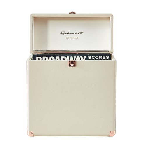 Vinyl Record Storage and Carrying Case, Holds 30 Albums D964929