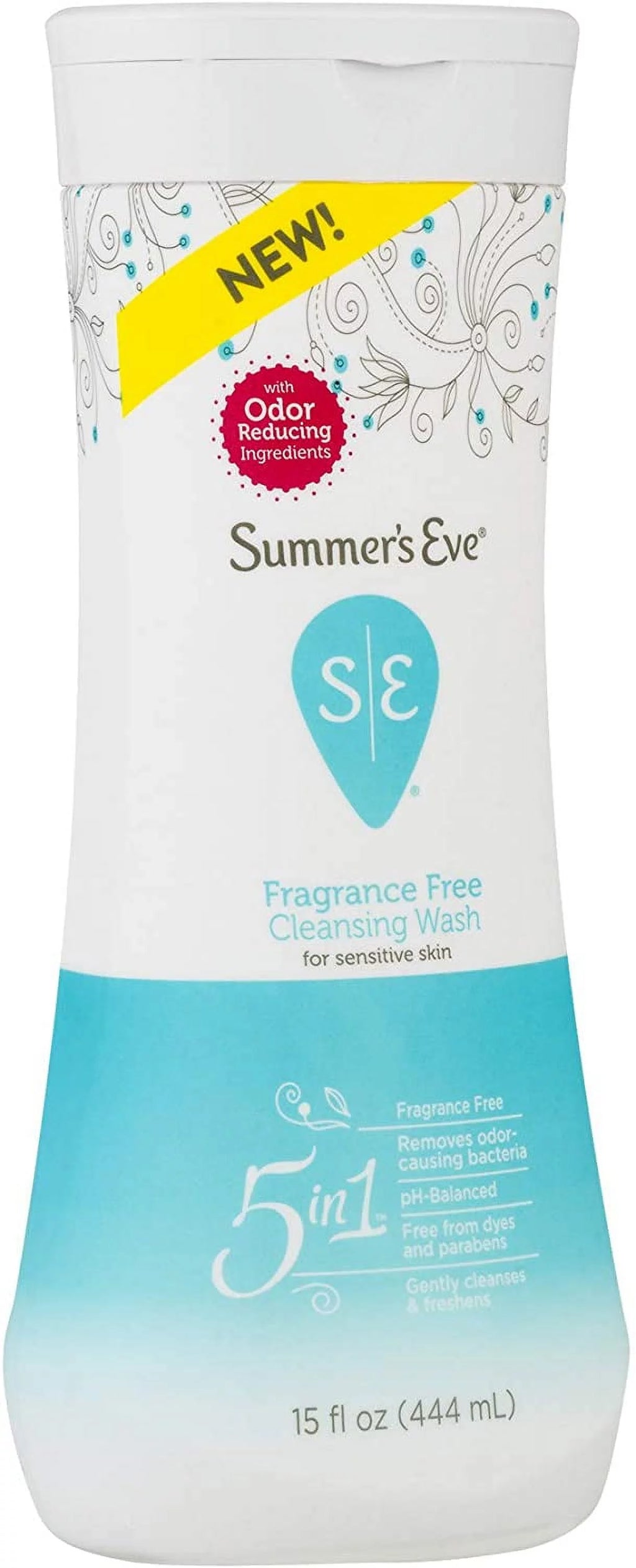 Fragrance Free Cleansing Wash, 15 Fl Oz, Pack of 3 N223
