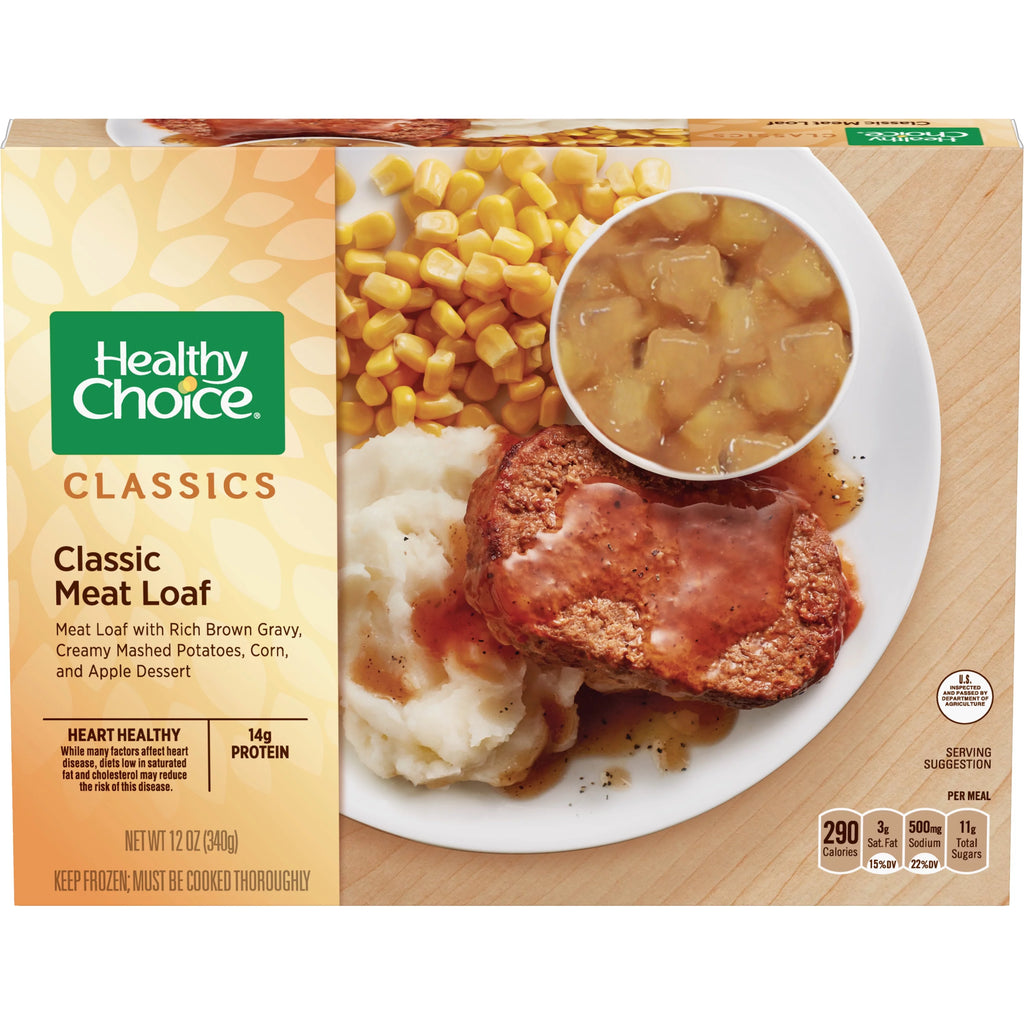 Case of 12, Classic Meat Loaf Complete Meal, 12 oz. A457305