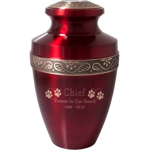 Brass Pet Cremation Urn P273