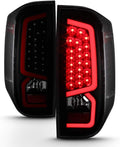 Black Smoked LED Tail Lights Left+Right V6933