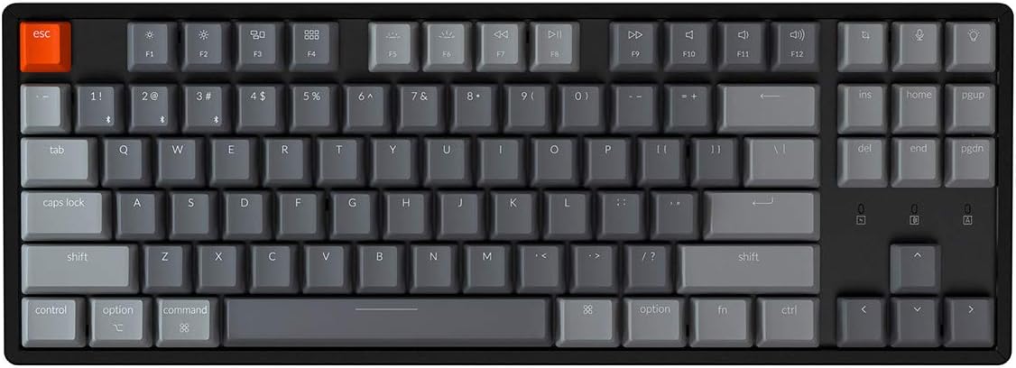 Wireless Mechanical Keyboard with Gateron Blue Switch, Aluminum Frame X265