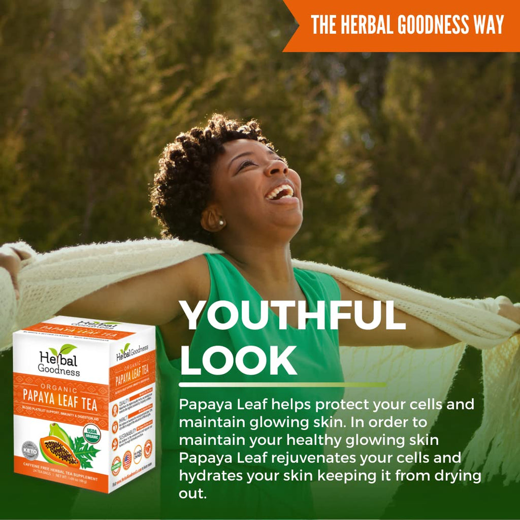 Organic Papaya Leaf Extract Tea 24bags X240