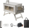 Stainless Steel Folding Wood Stove with Folding Pipe L860260