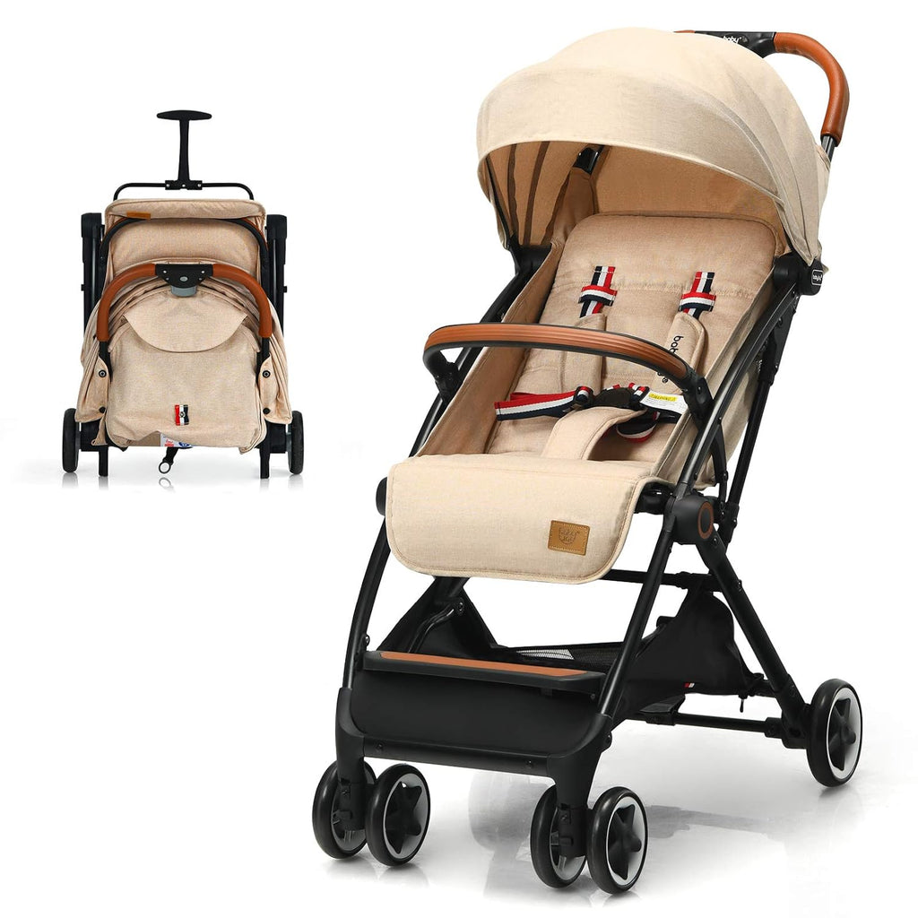 Lightweight Compact Baby Stroller with 5-Point Harness D128