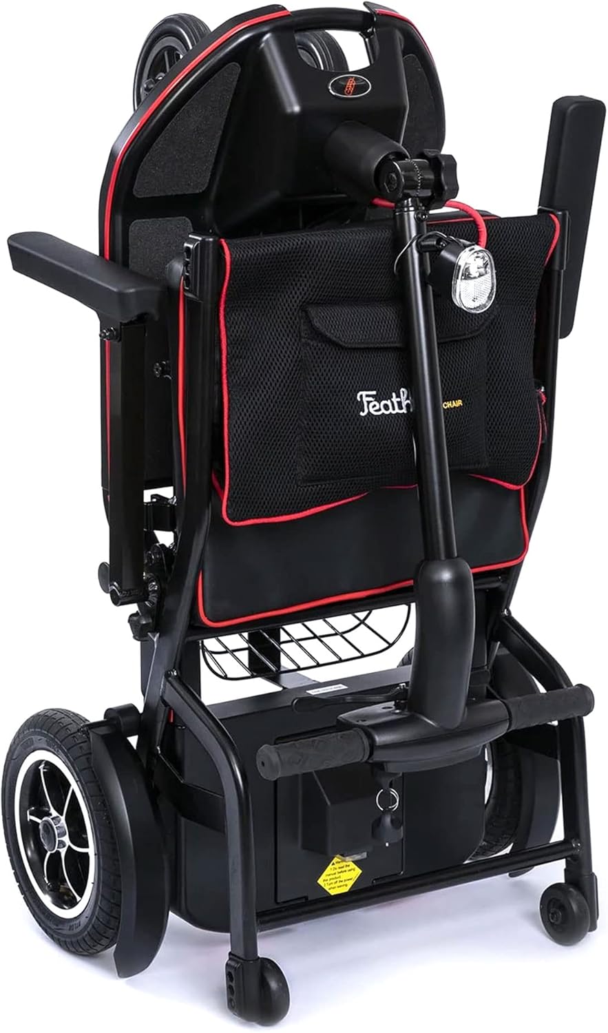 Black 4 Wheel Mobility Scooter with Arm Rests and Basket V5614