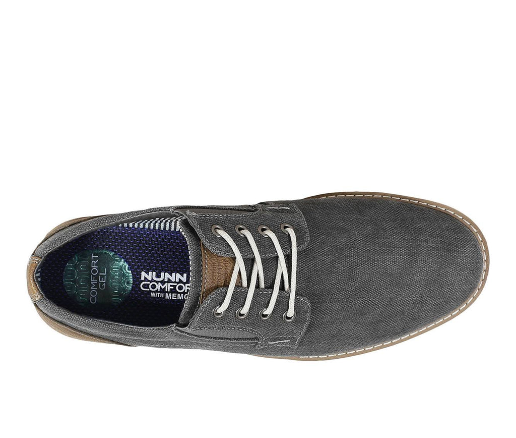 Canvas Plain Toe 8 Men's Gunmetal Shoes F220336