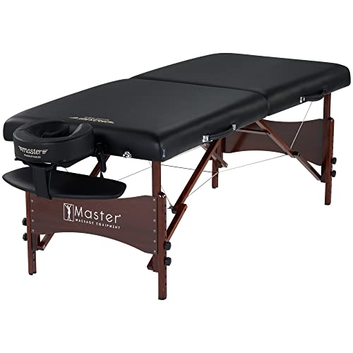 Portable Massage Table with 2.5" Cushion, Black M405