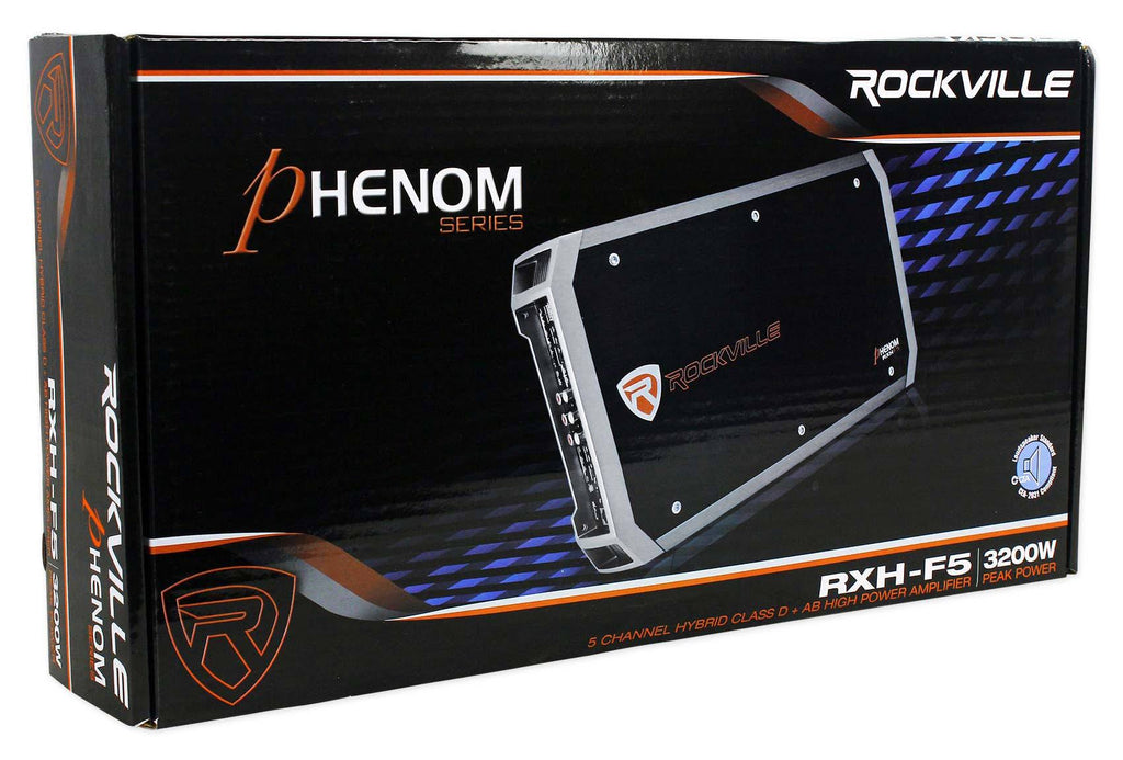 3200 Watt 5 Channel Car Stereo Amplifier with Amp Kit H88613