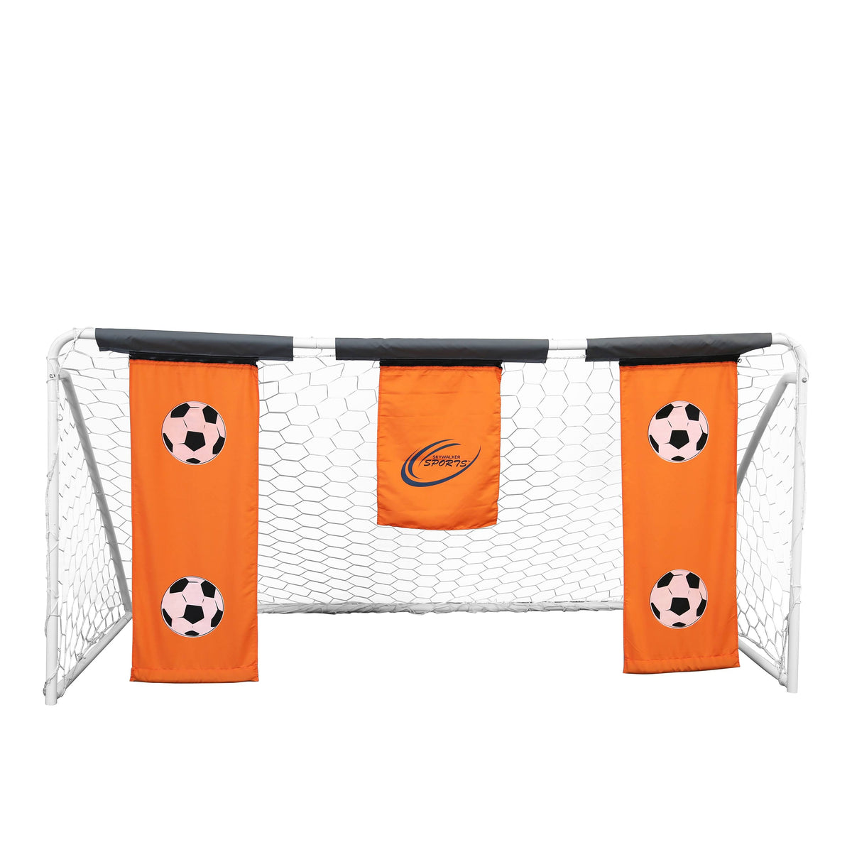 9' x 5' Soccer Goal with Practice Banners U437835