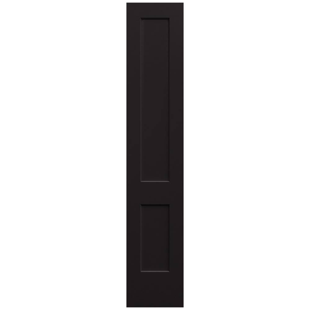 20 in. x 96 in. Black Solid Core Molded Composite MDF Interior Door Slab T442158